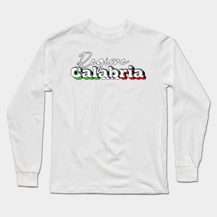 Regione Calabria --- Retro Design Long Sleeve T-Shirt